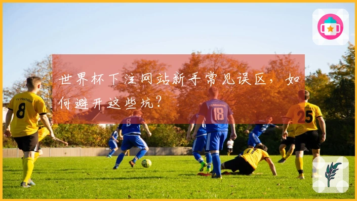 世界杯下注网站新手常见误区，如何避开这些坑？